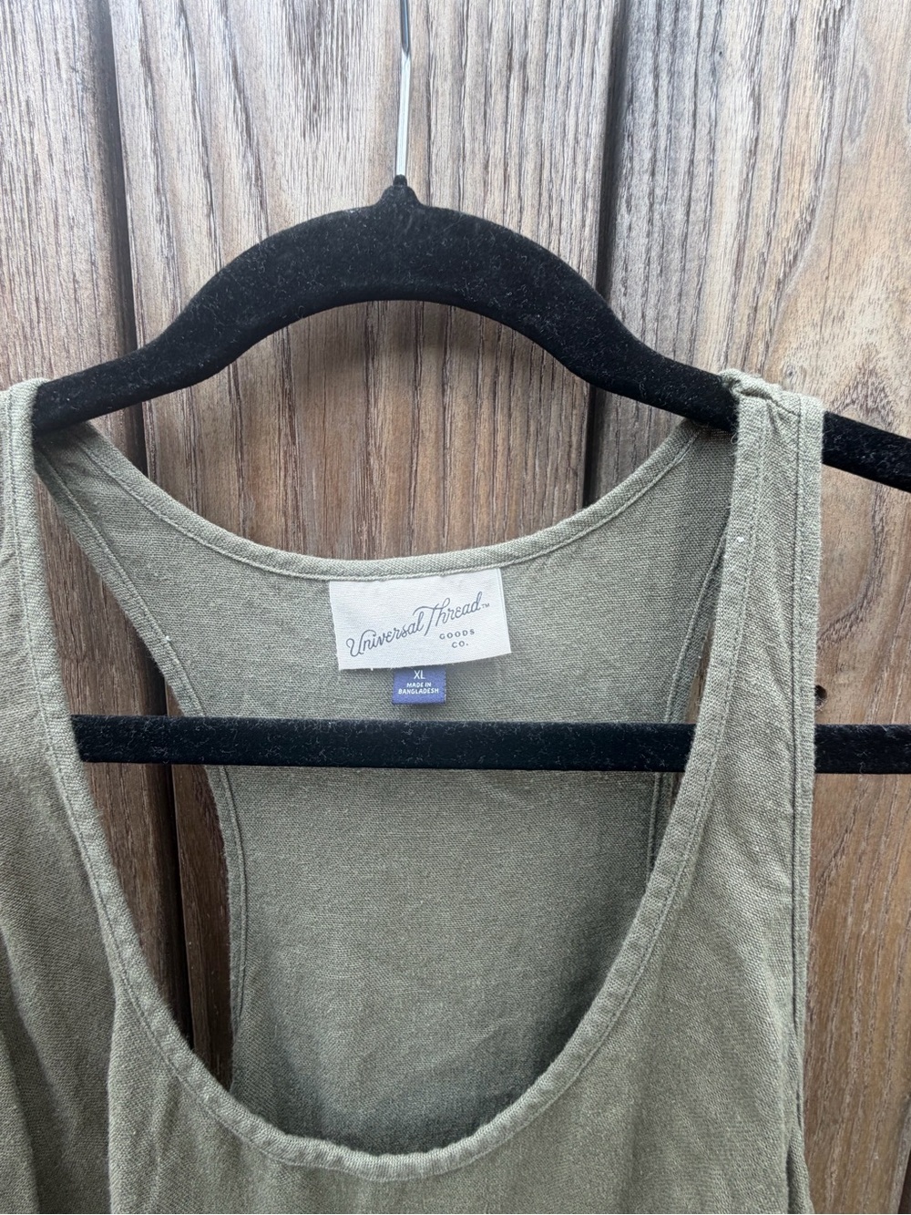 Universal Thread Olive Green Tank Maxi Dress - Picture 3 of 3